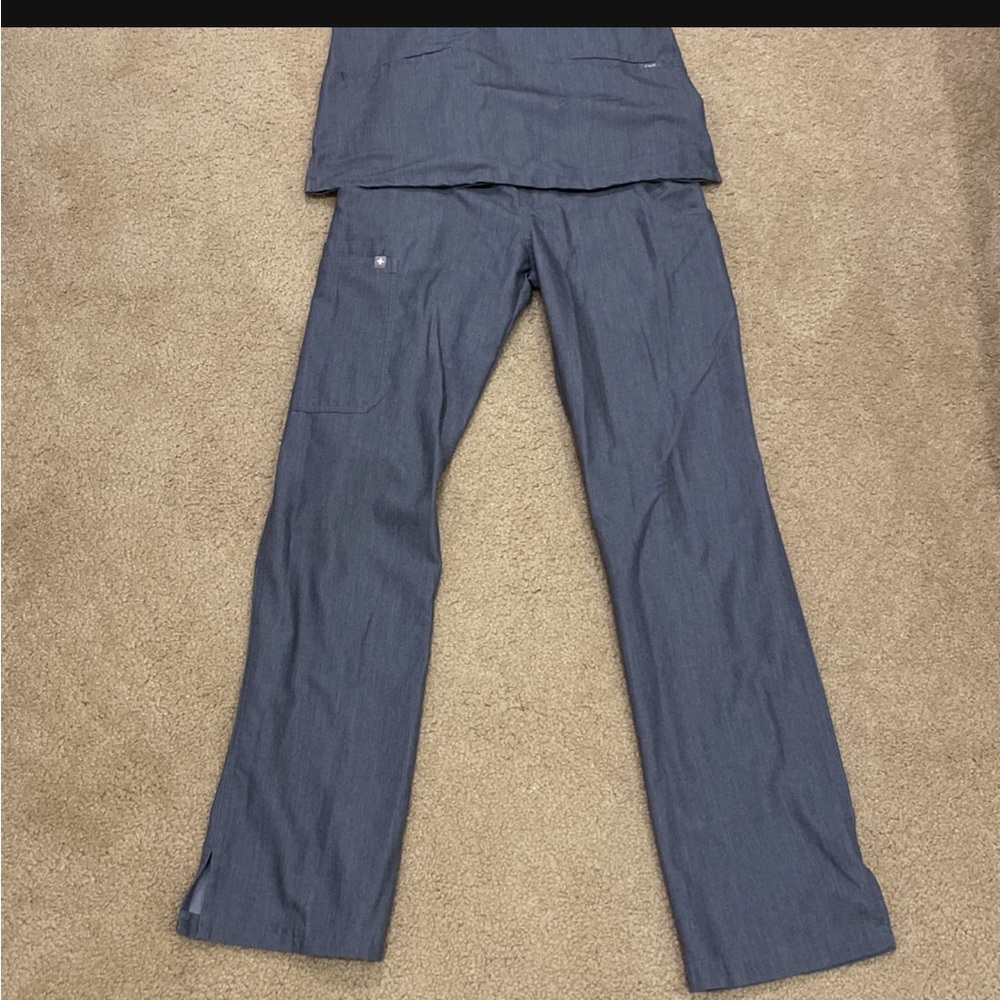 Figs Grey Scrub Set in XXS
